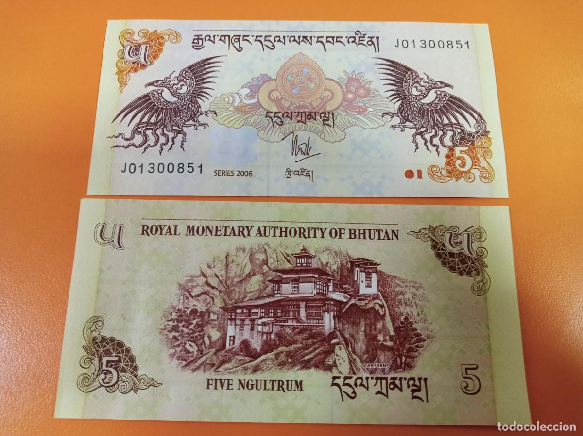 Billetes extranjeros: BUT&Aacute;N 5 NGULTRUM 2006 - Foto 1