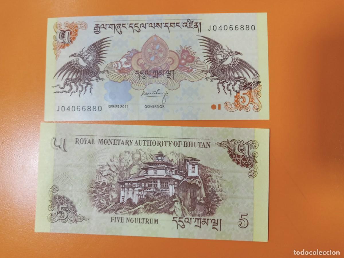 Billetes extranjeros: BUT&Aacute;N 5 NGULTRUM 2011 - Foto 1