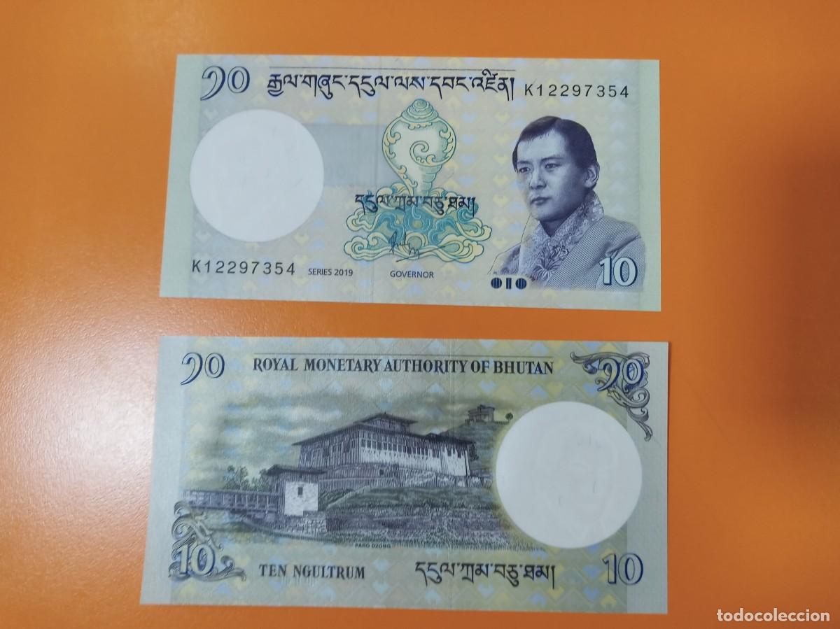 Billetes extranjeros: BUT&Aacute;N 10 NGULTRUM 2019 - Foto 1
