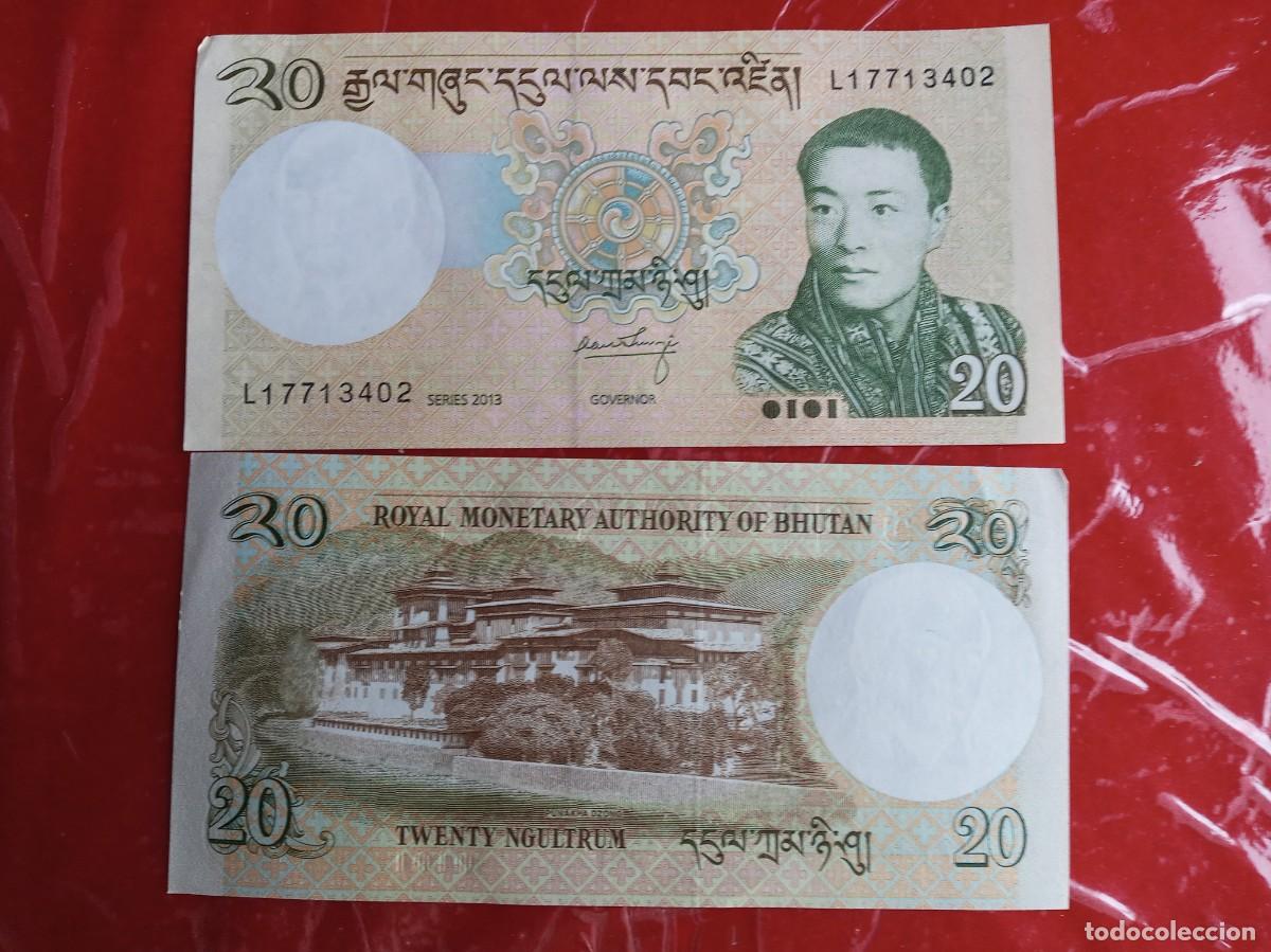 Billetes extranjeros: BUT&Aacute;N 20 NGULTRUM 2013 - Foto 1