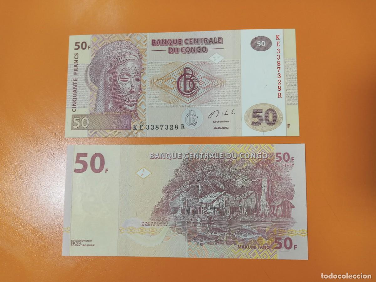 Billetes extranjeros: CONGO 50 FRANCOS 2013 - Foto 1