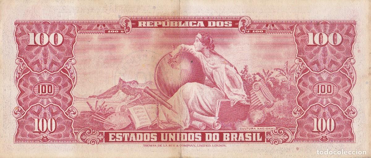 Billetes extranjeros: BRASIL 100 CRUZEIROS - Foto 2