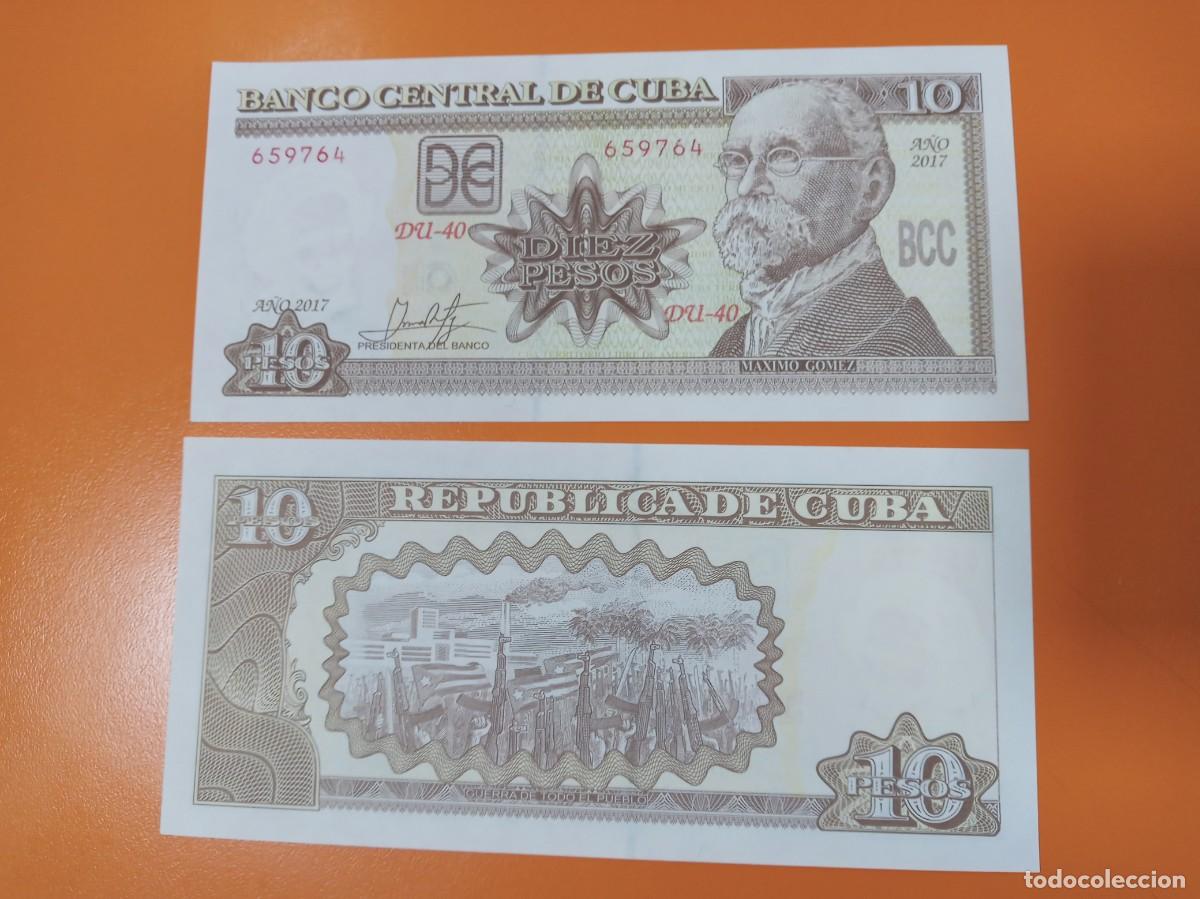 Billetes extranjeros: BILLETE DE CUBA 10 PESOS 2017 - Foto 1