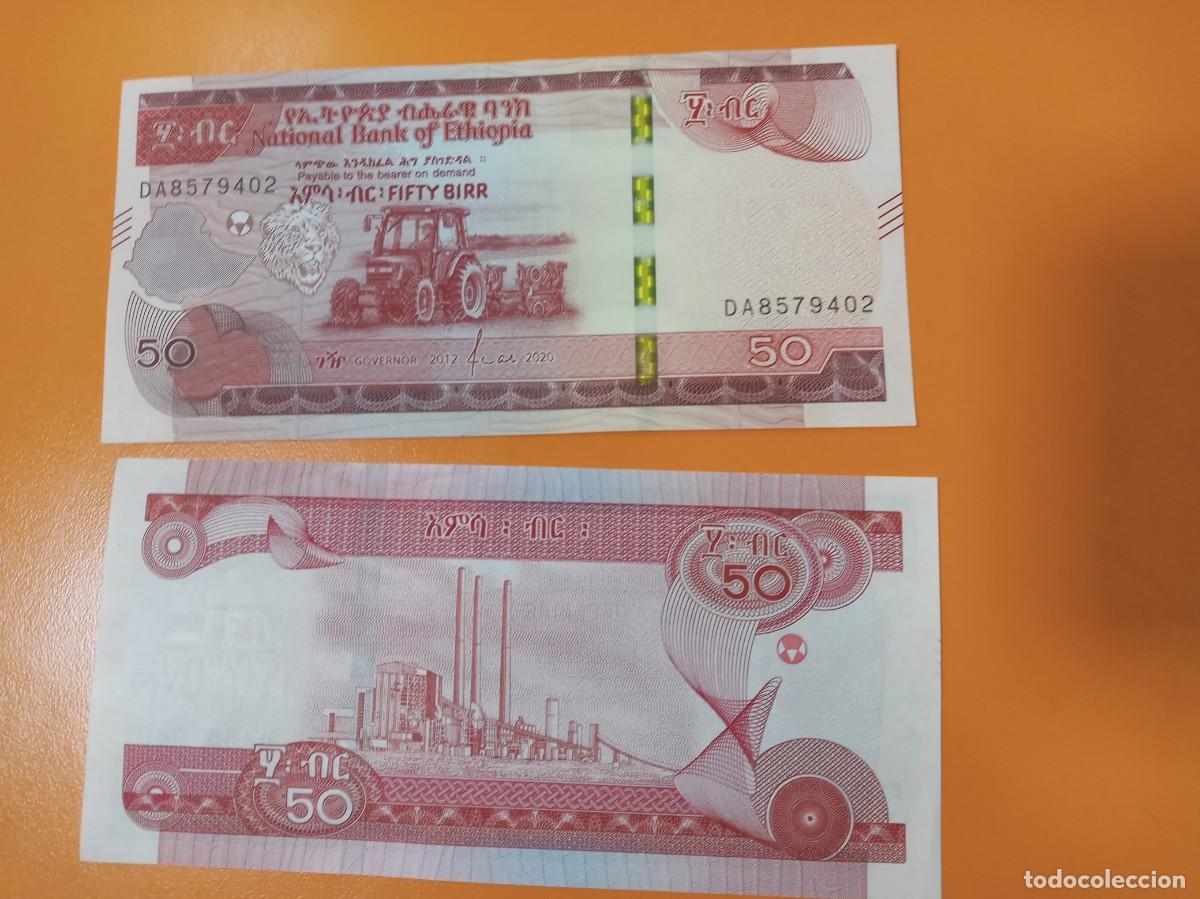 Billetes extranjeros: ETIOP&Iacute;A 50 BIRR 2020 - Foto 1