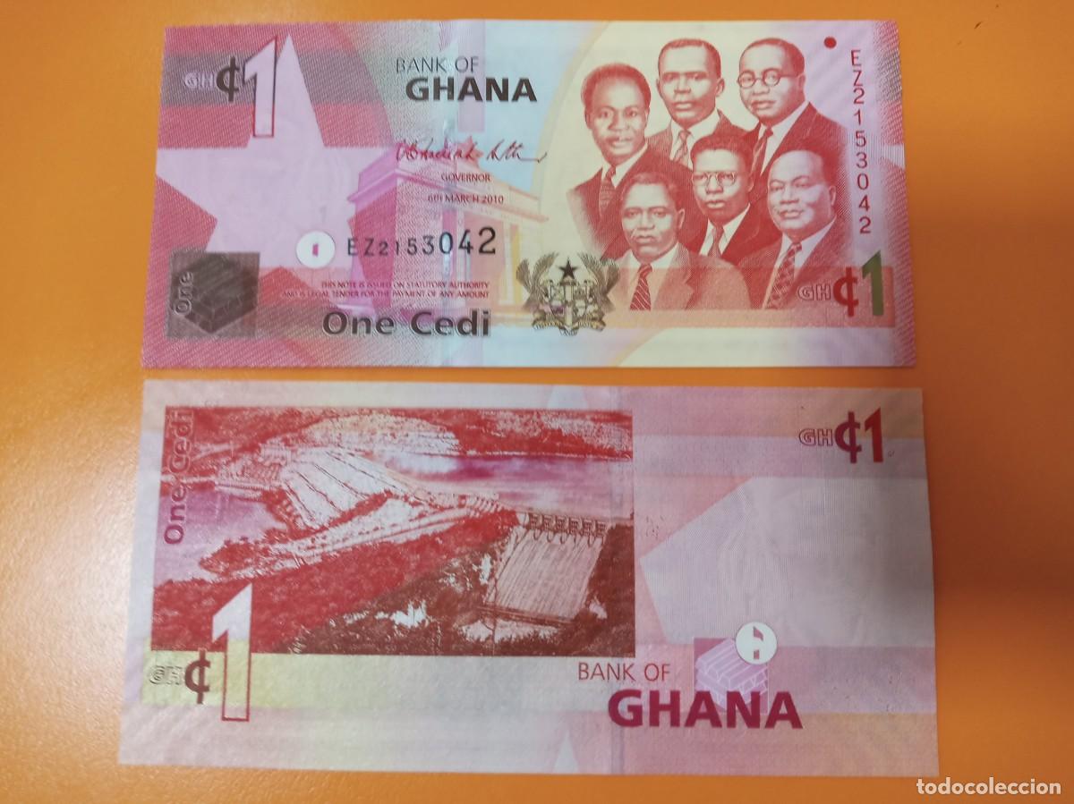 Billetes extranjeros: BILLETE DE GHANA 1 CEDI 2010 - Foto 1