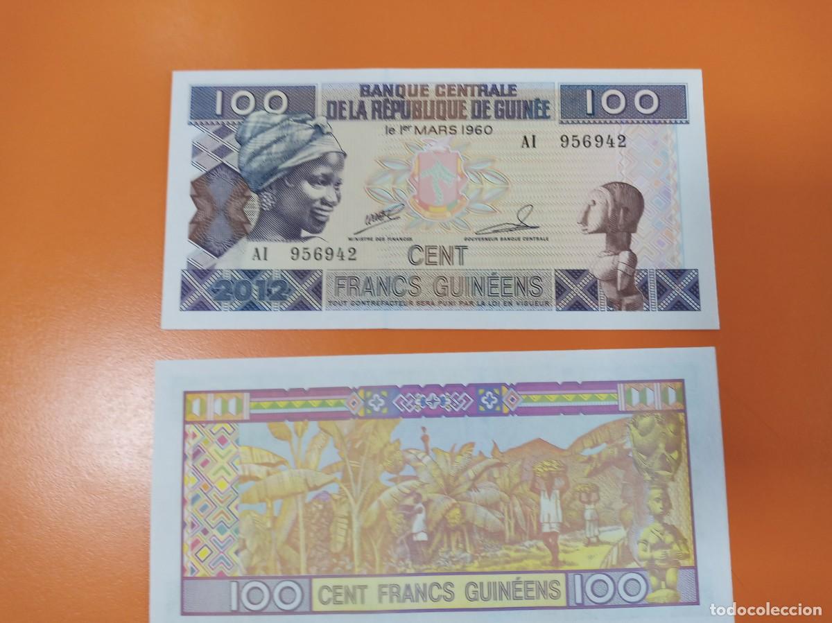 Billetes extranjeros: GUINEA 100 FRANCOS 2012 - Foto 1