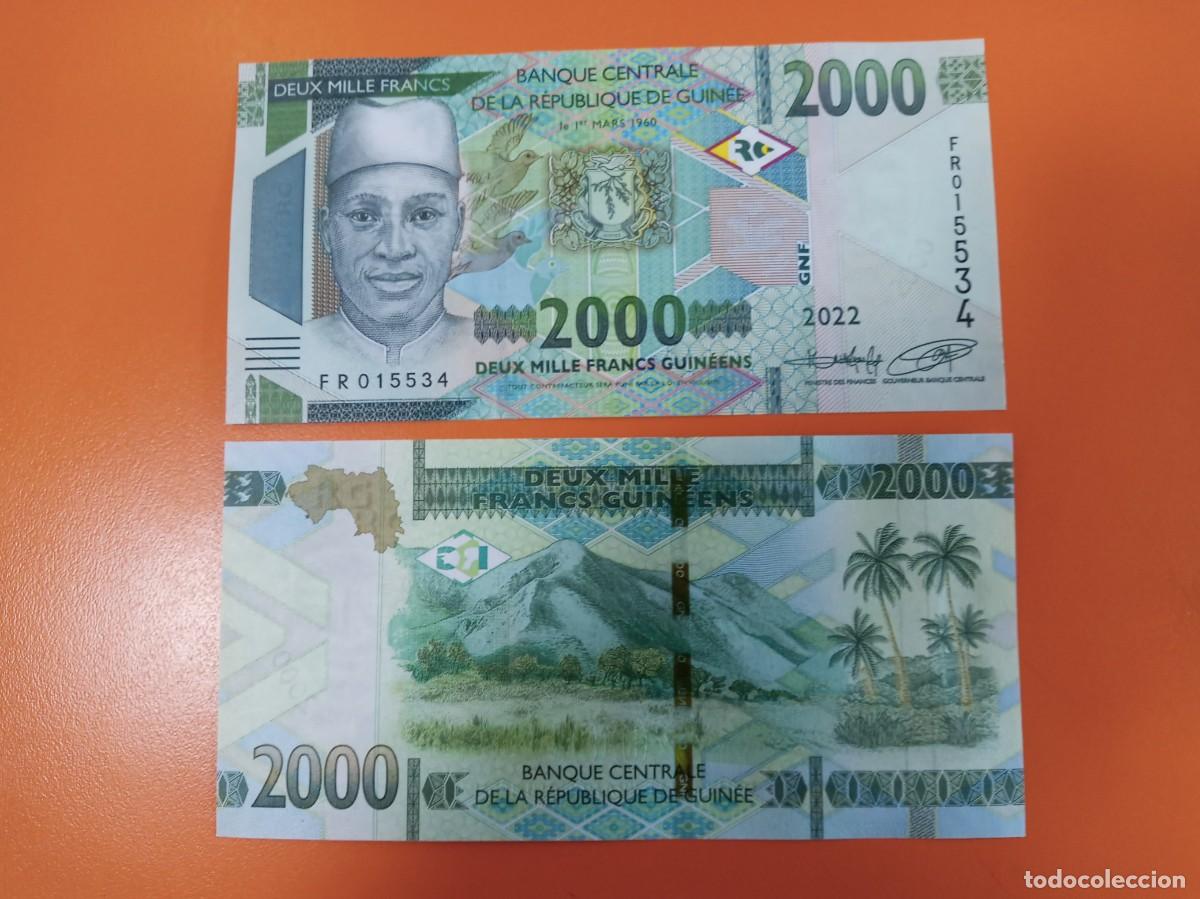 Billetes extranjeros: GUINEA 2000 FRANCOS 2022 - Foto 1