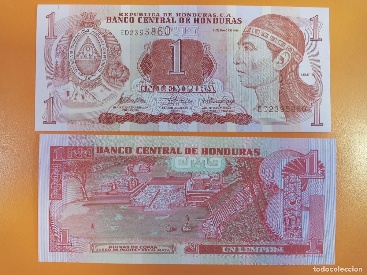 Billetes extranjeros: HONDURAS 1 LEMPIRA 2010 - Foto 1