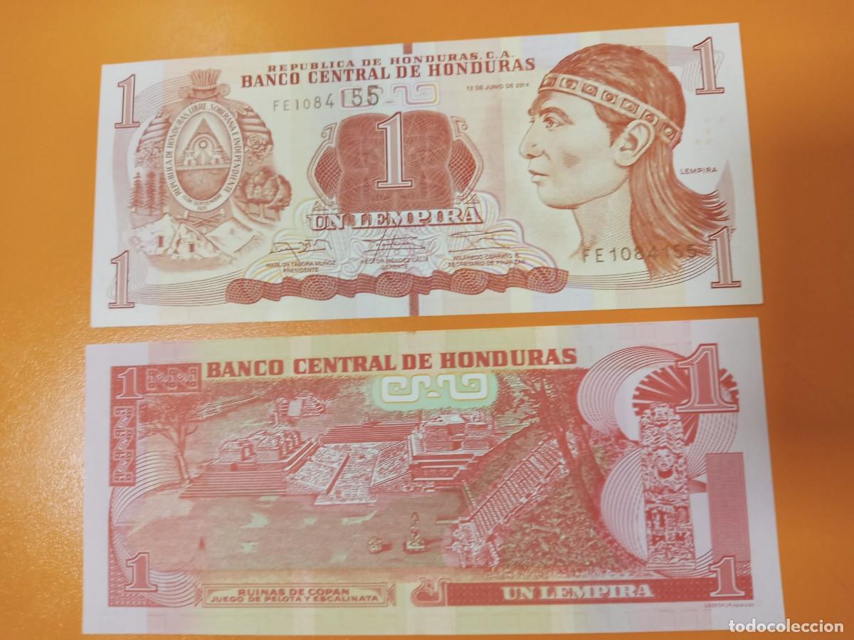 Billetes extranjeros: HONDURAS 1 LEMPIRA 2014 - Foto 1