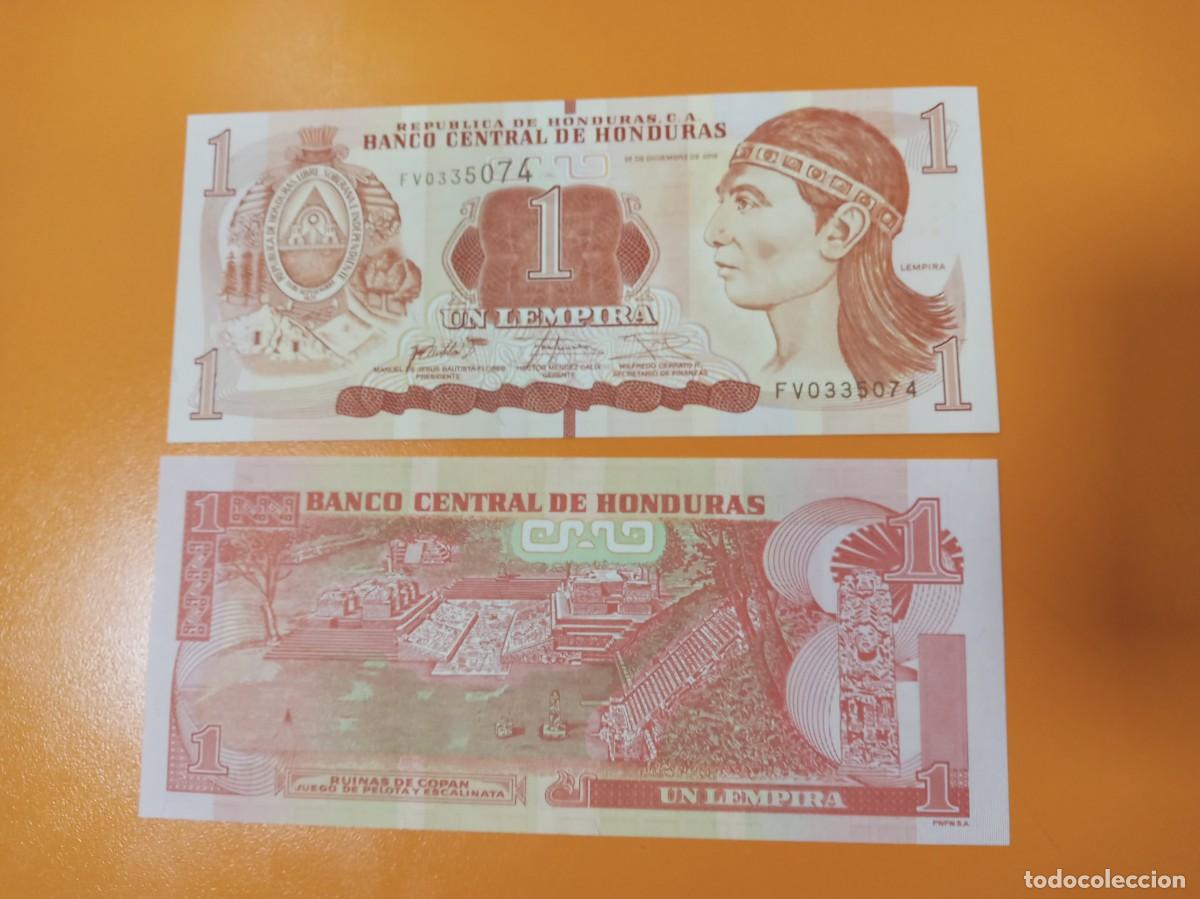 Billetes extranjeros: HONDURAS 1 LEMPIRA 2016 - Foto 1