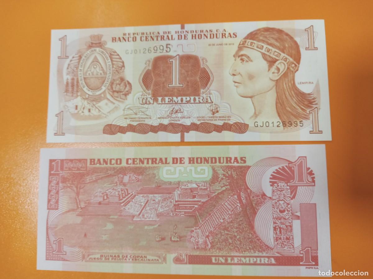 Billetes extranjeros: HONDURAS 1 LEMPIRA 2019 - Foto 1