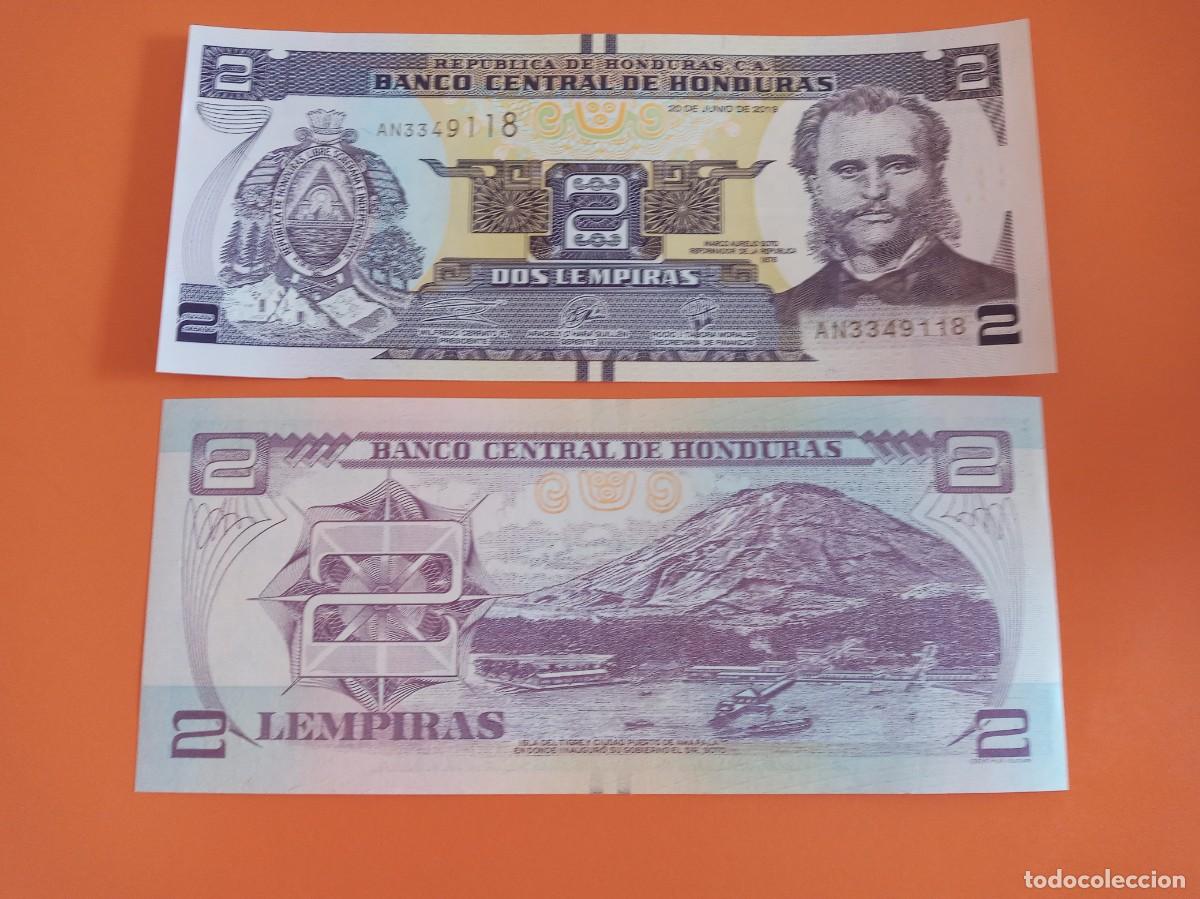 Billetes extranjeros: HONDURAS 2 LEMPIRAS 2019 - Foto 1