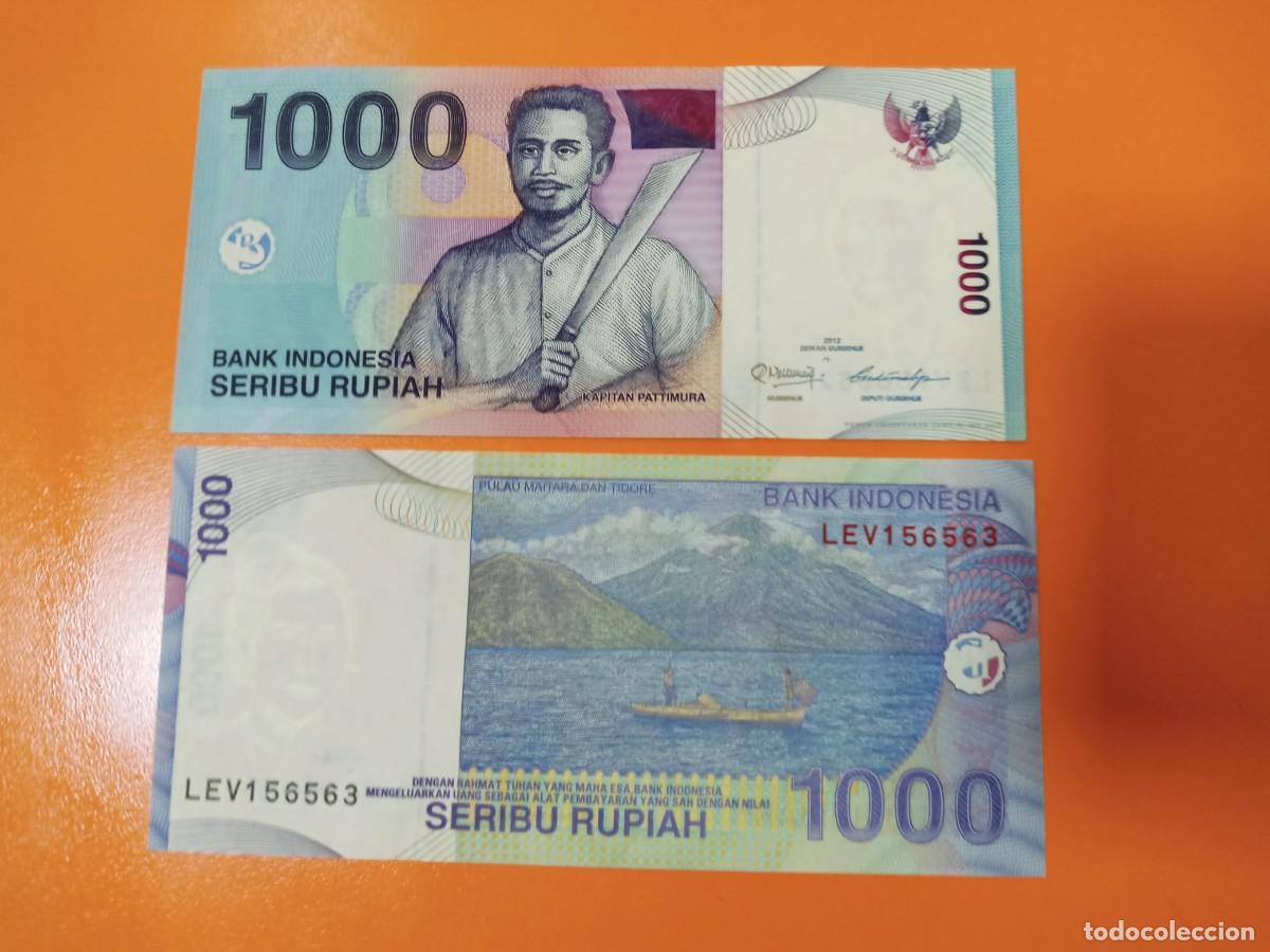 Billetes extranjeros: INDONESIA 1000 RUPIAS 2012 - Foto 1