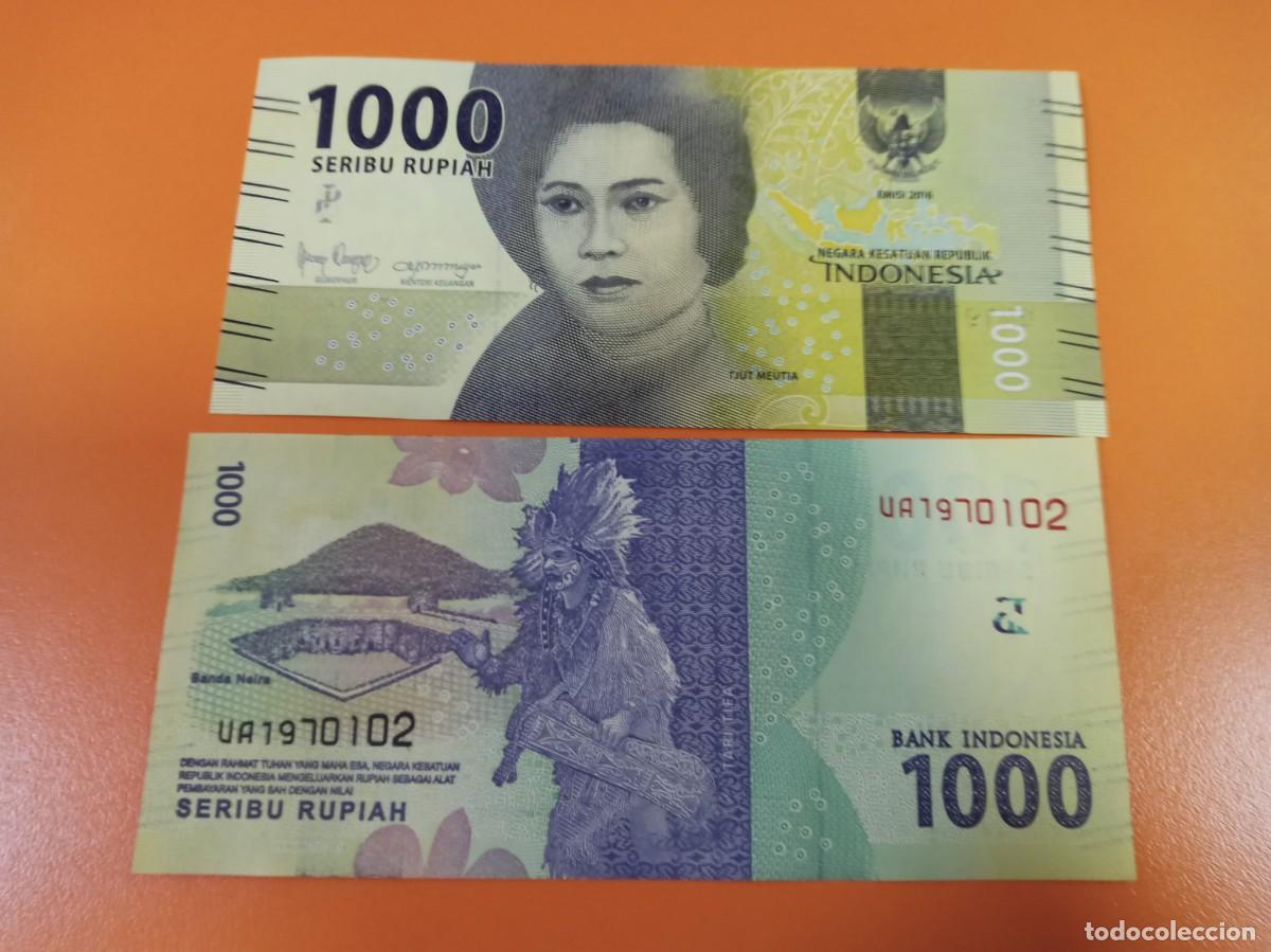 Billetes extranjeros: INDONESIA 1000 RUPIAS 2018 - Foto 1