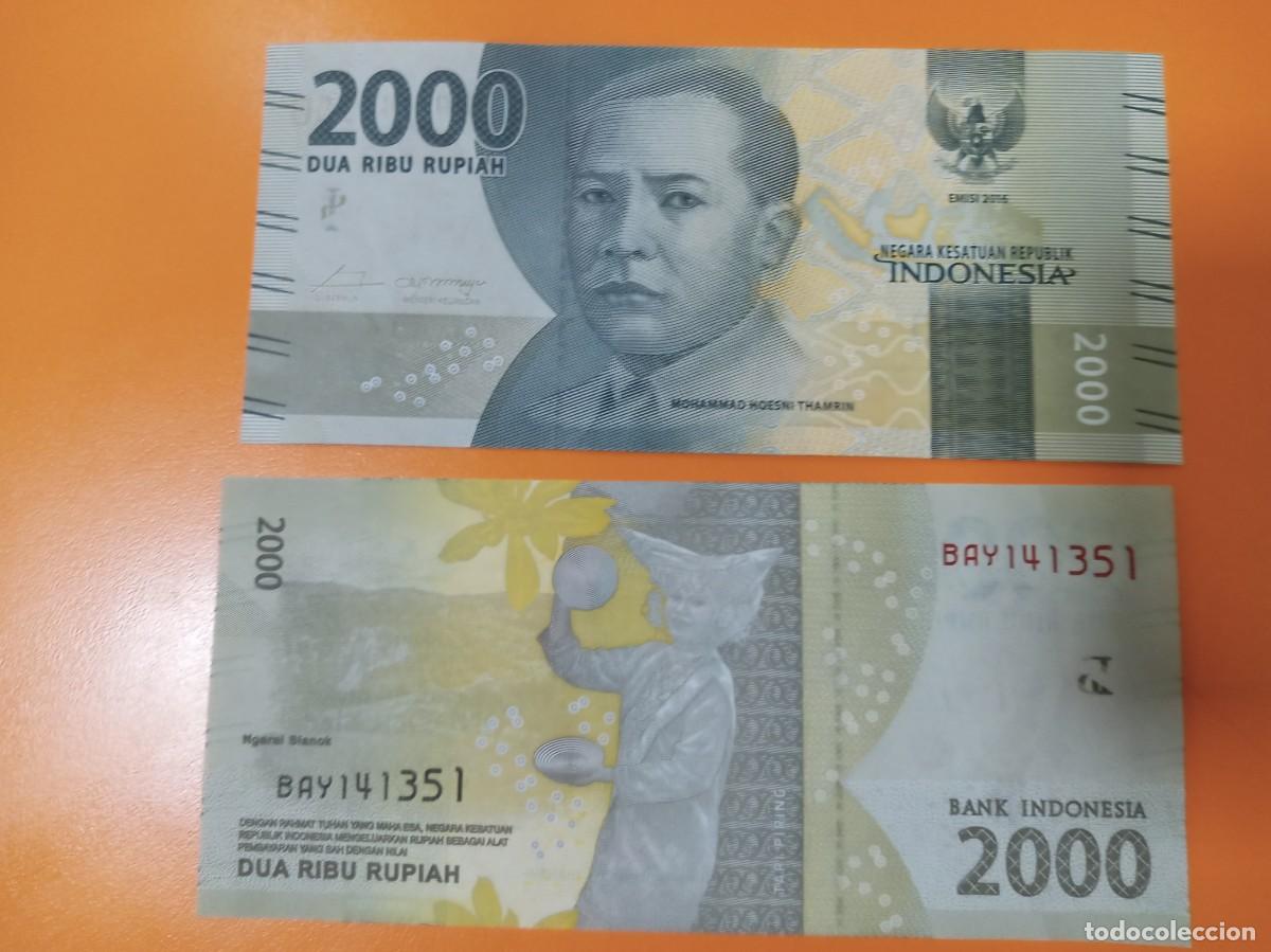 Billetes extranjeros: INDONESIA 2000 RUPIAS 2016 - Foto 1