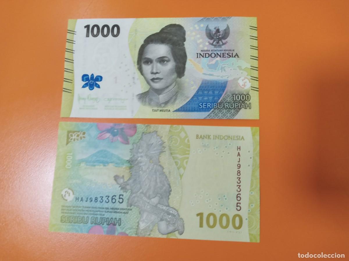 Billetes extranjeros: INDONESIA 1000 RUPIAS 2022 - Foto 1
