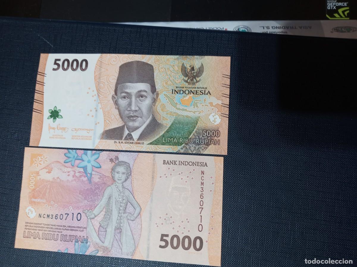 Billetes extranjeros: INDONESIA 5000 RUPIAS 2023 - Foto 1