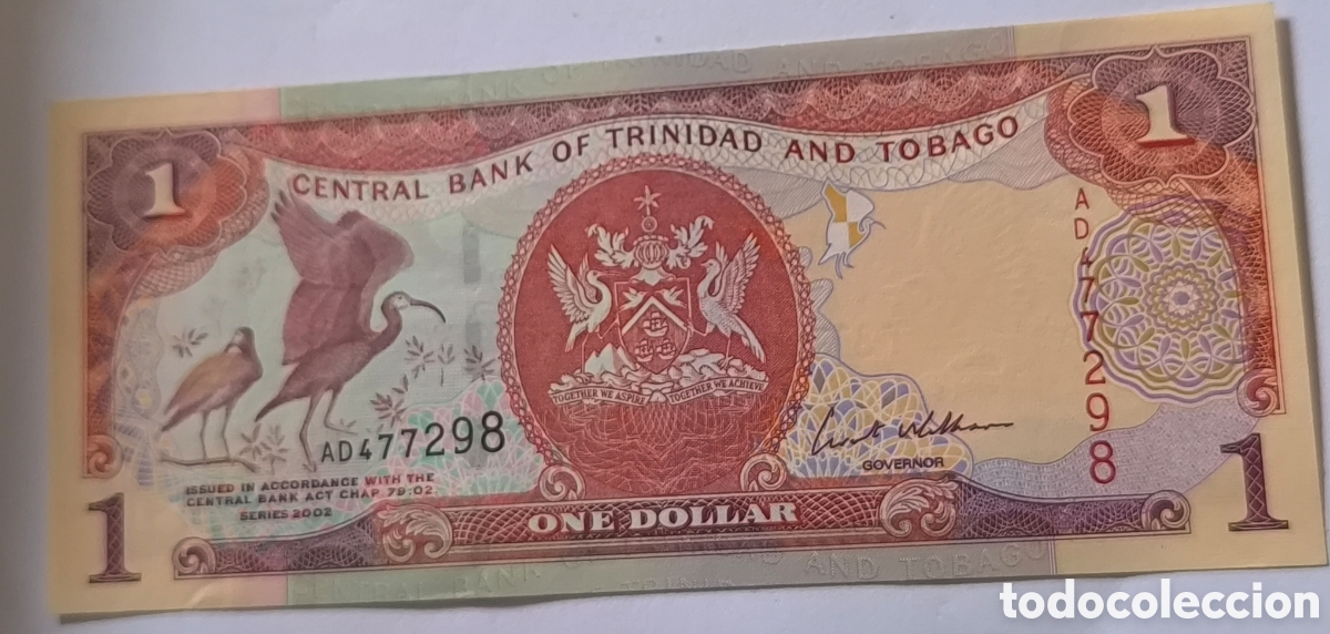 Billetes extranjeros: Trinadad & Tobago. billete de 1 dolar. 2002. Sin circular uncirculate - Foto 1
