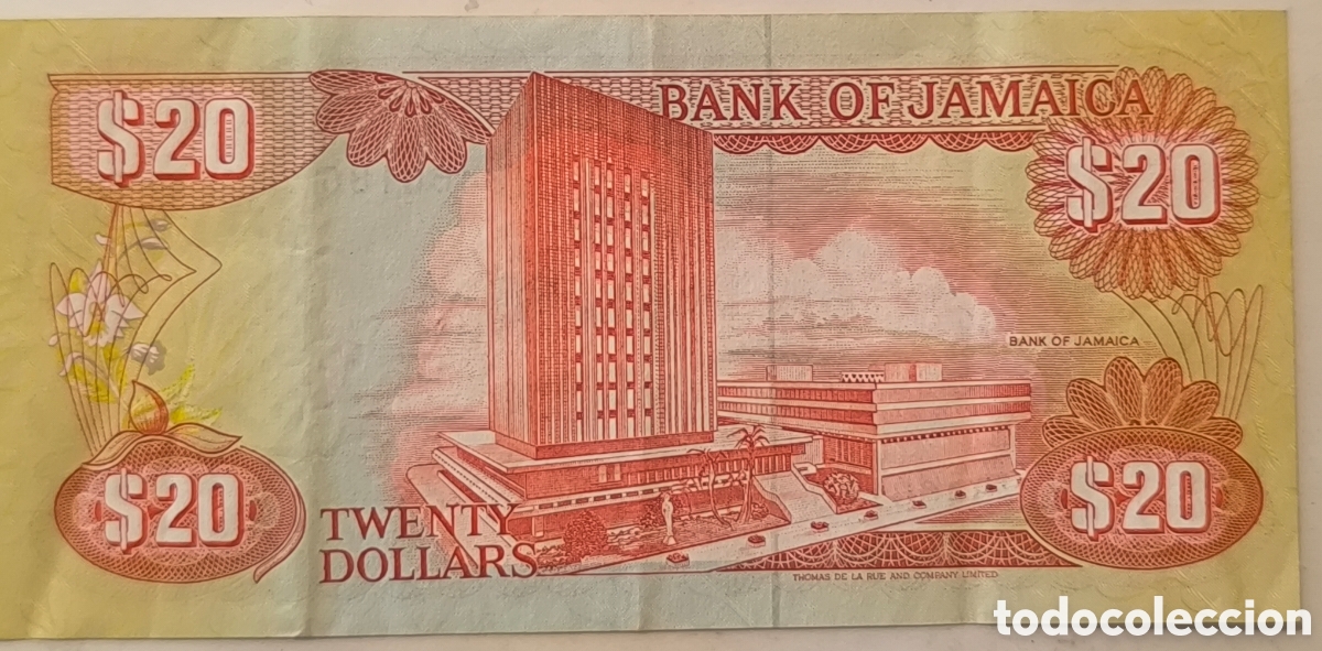 Billetes extranjeros: Billete de Jamaica 1-2-1995 20$ sin circular uncirculate - Foto 2