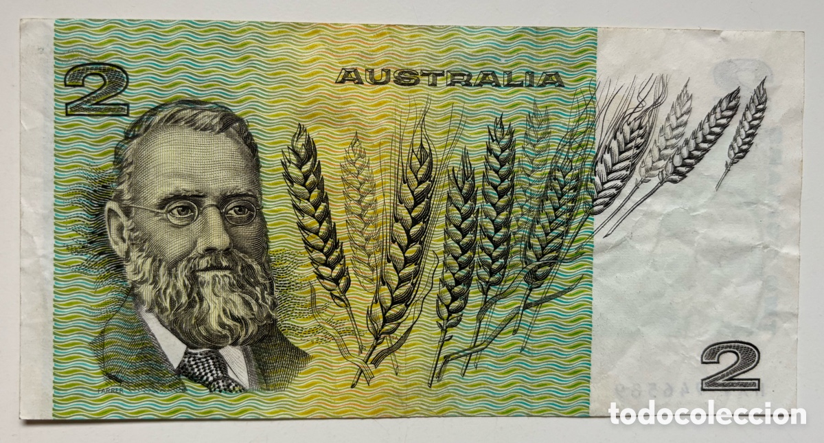 Billetes extranjeros: Billete AUSTRALIA 2 Dolares (1976) - Foto 2
