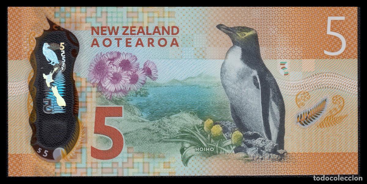 Billetes extranjeros: Nueva Zelanda 5 Dollars 2015 Pick 191 - Foto 3
