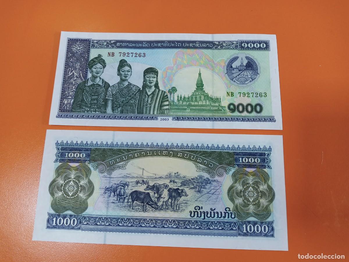 Billetes extranjeros: BILLETE DE LAOS 1000 KIP 2003 - Foto 1