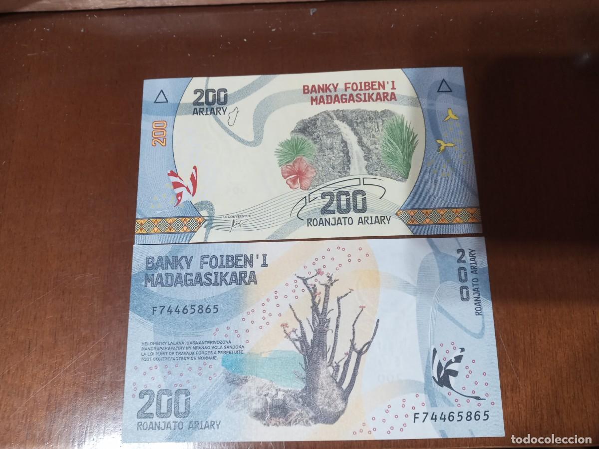Billetes extranjeros: MADAGASCAR 200 ARIARY 2017 - Foto 1