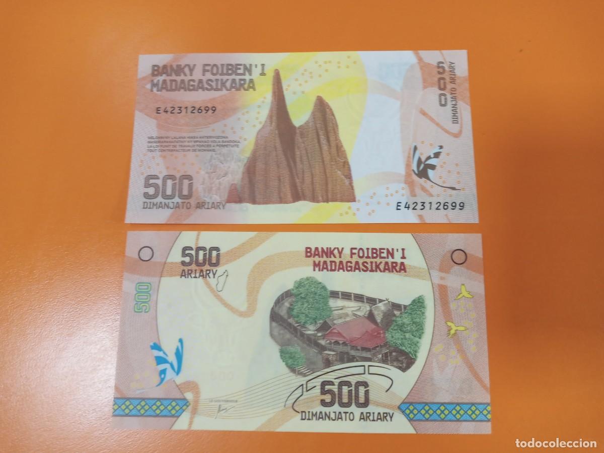 Billetes extranjeros: MADAGASCAR 500 ARIARY 2017 - Foto 1