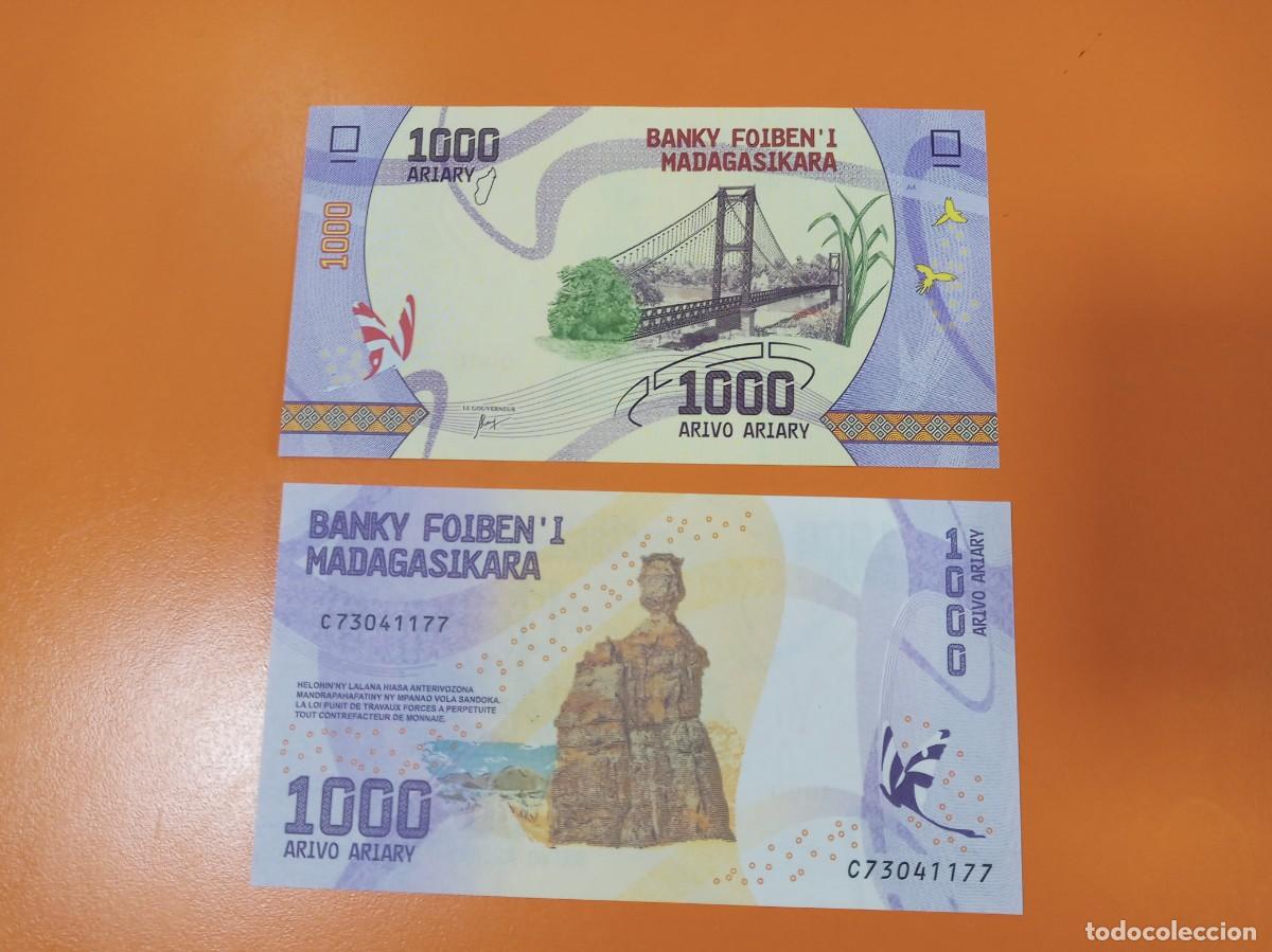 Billetes extranjeros: MADAGASCAR 1000 ARIARY 2017 - Foto 1