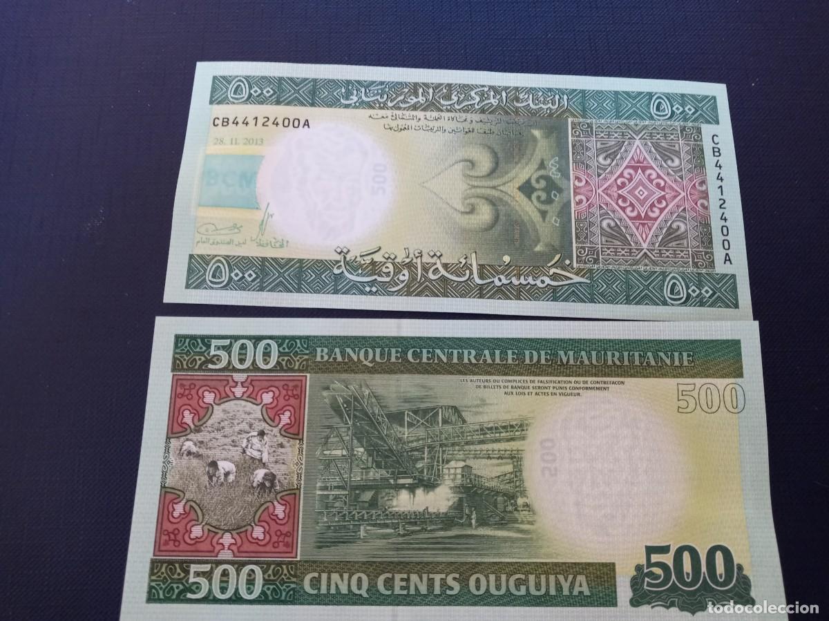 Billetes extranjeros: MAURITANIA 500 OUGUIYA 2013 - Foto 1