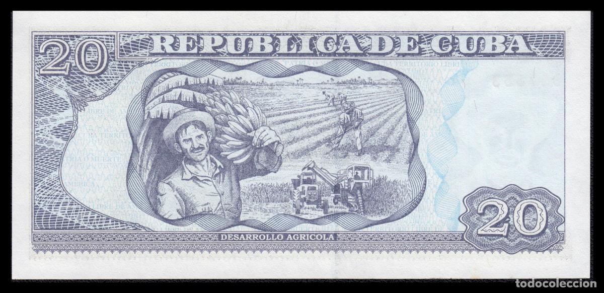 Billetes extranjeros: Cuba 20 Pesos 2016 Pick 122k SC- - Foto 3