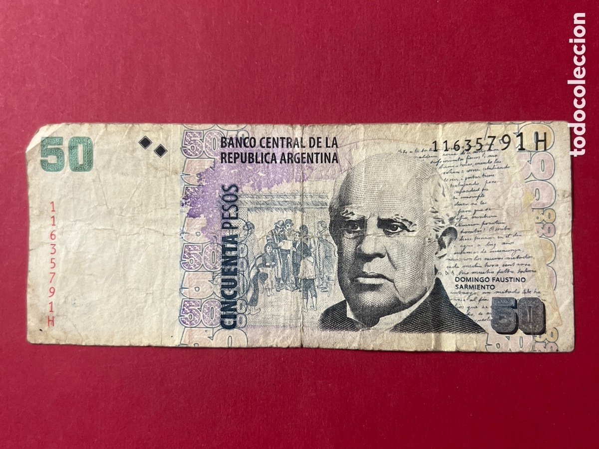 Banconote internazionali: B268. BILLETE - ARGENTINA 50 PESOS