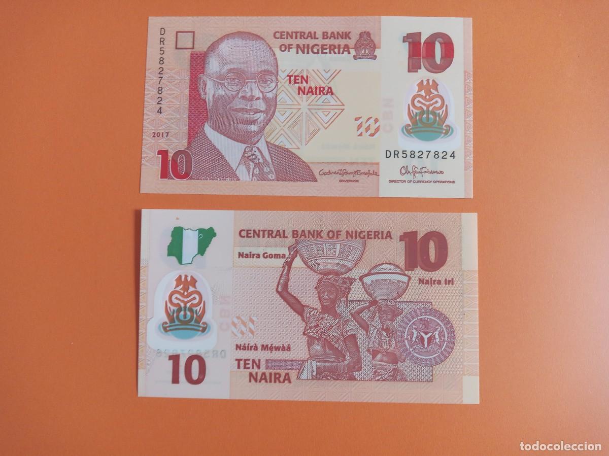 Billetes extranjeros: NIGERIA 10 NAIRA 2017 - Foto 1