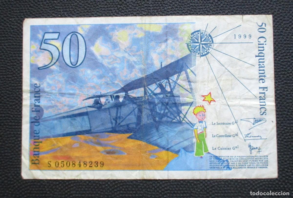 Billetes extranjeros: FRANCIA 50 FRANCOS 1999 (REF. 301) - Foto 2