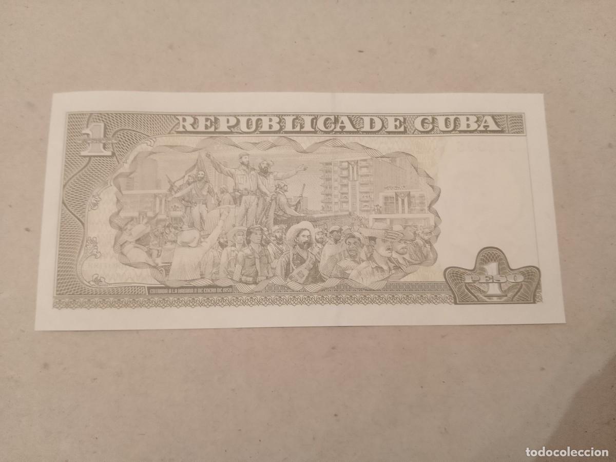 Billetes extranjeros: Billete Cuba, 1 peso, a&ntilde;o 2017, UNC - Foto 2