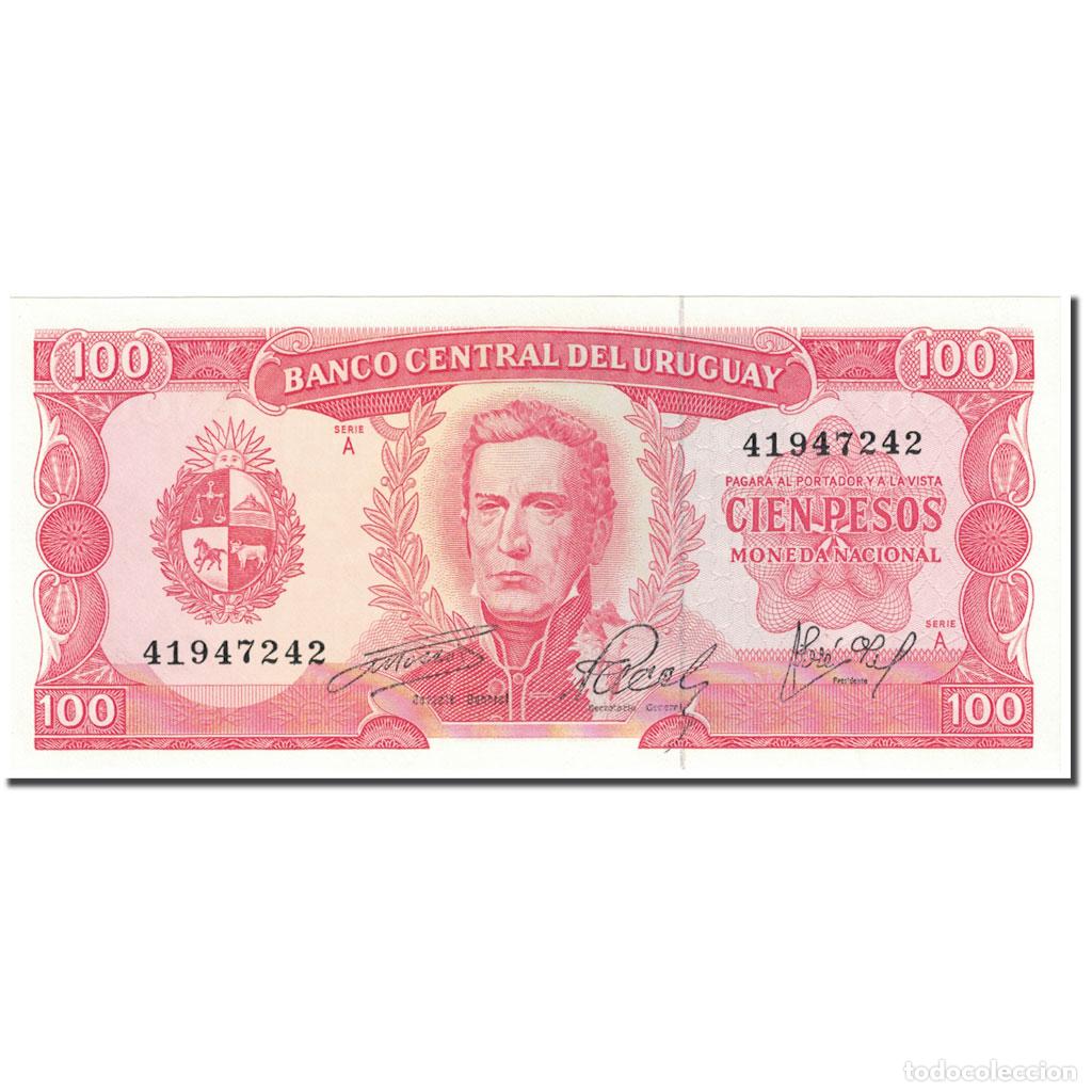 Billetes extranjeros: [#606884] Billete, 100 Pesos, 1967, Uruguay, Undated (1967), KM:47a, UNC