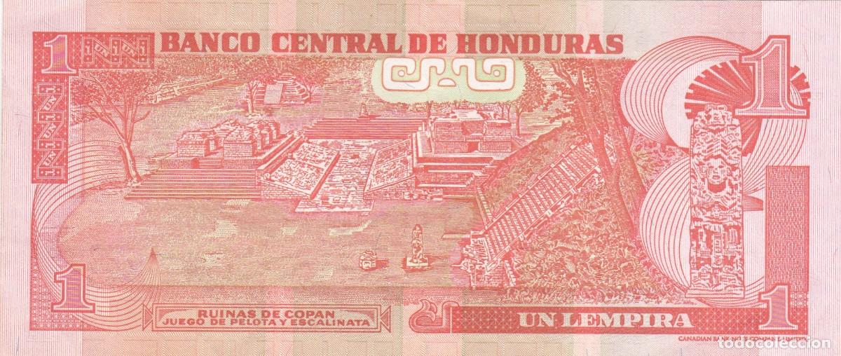 Billetes extranjeros: HONDURAS - 1 LEMPIRA DE 2001 - Foto 2