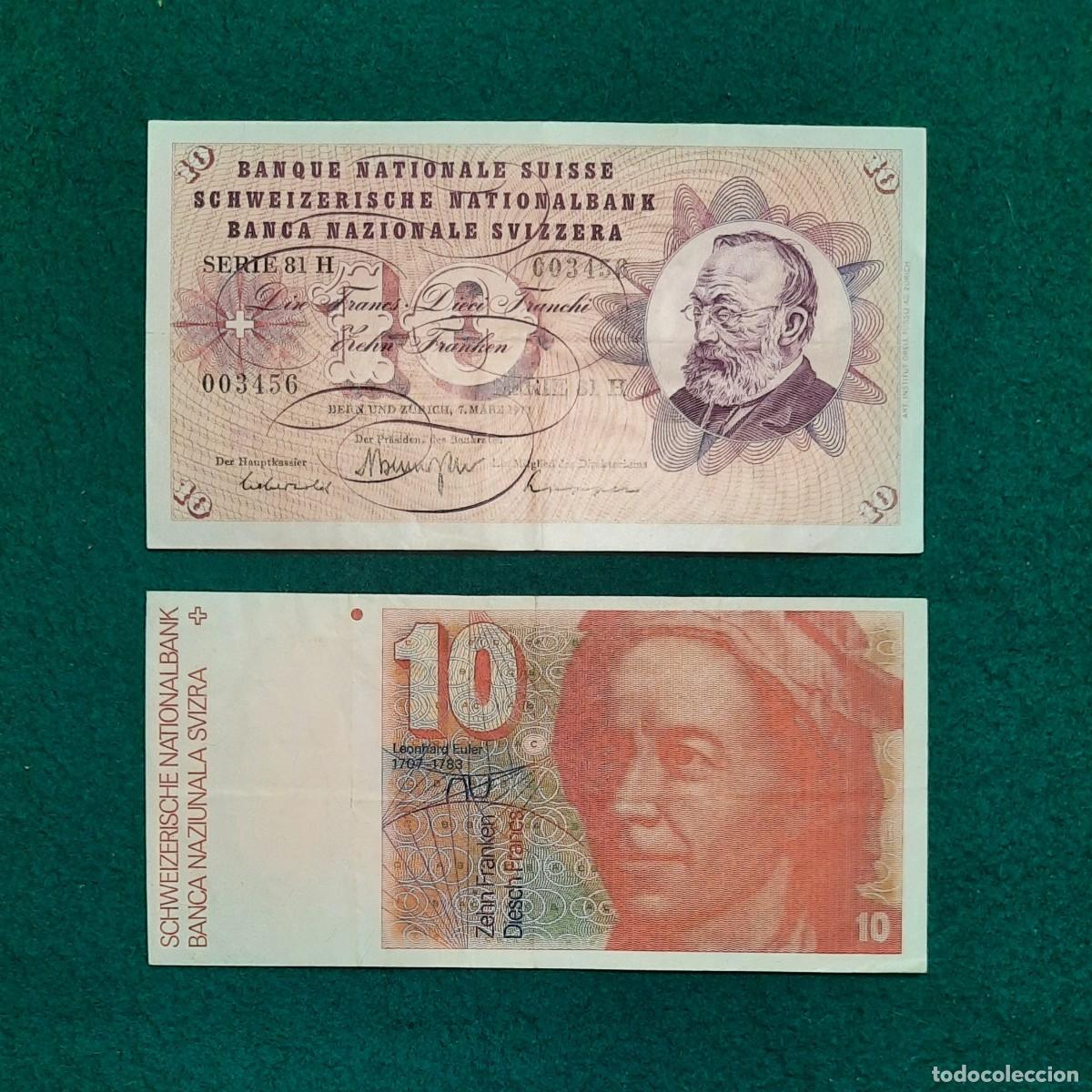 Billetes extranjeros: Lote de billetes de Suiza - Foto 2