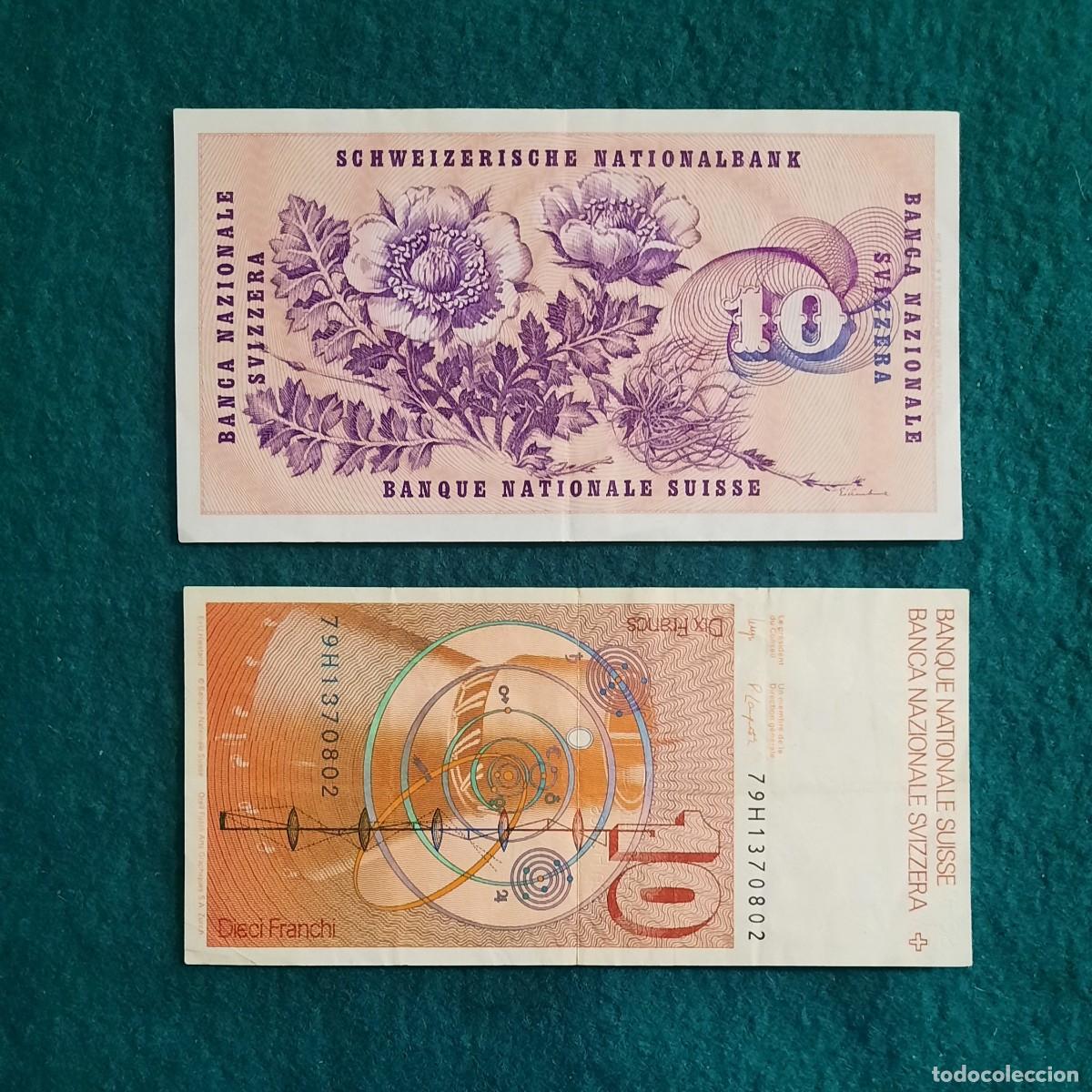 Billetes extranjeros: Lote de billetes de Suiza - Foto 3