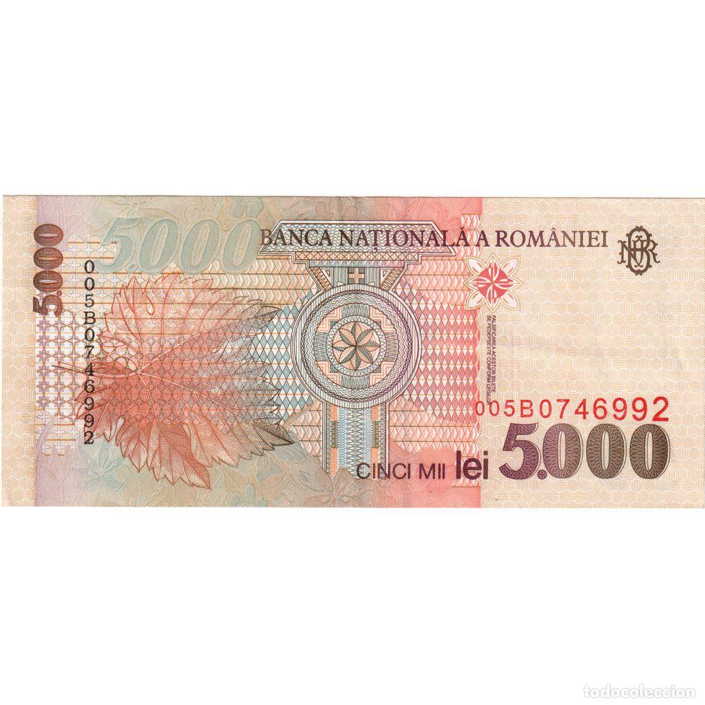 Billetes extranjeros: [#376759] Ruman&iacute;a, 5000 Lei, 1998, UNC - Foto 2
