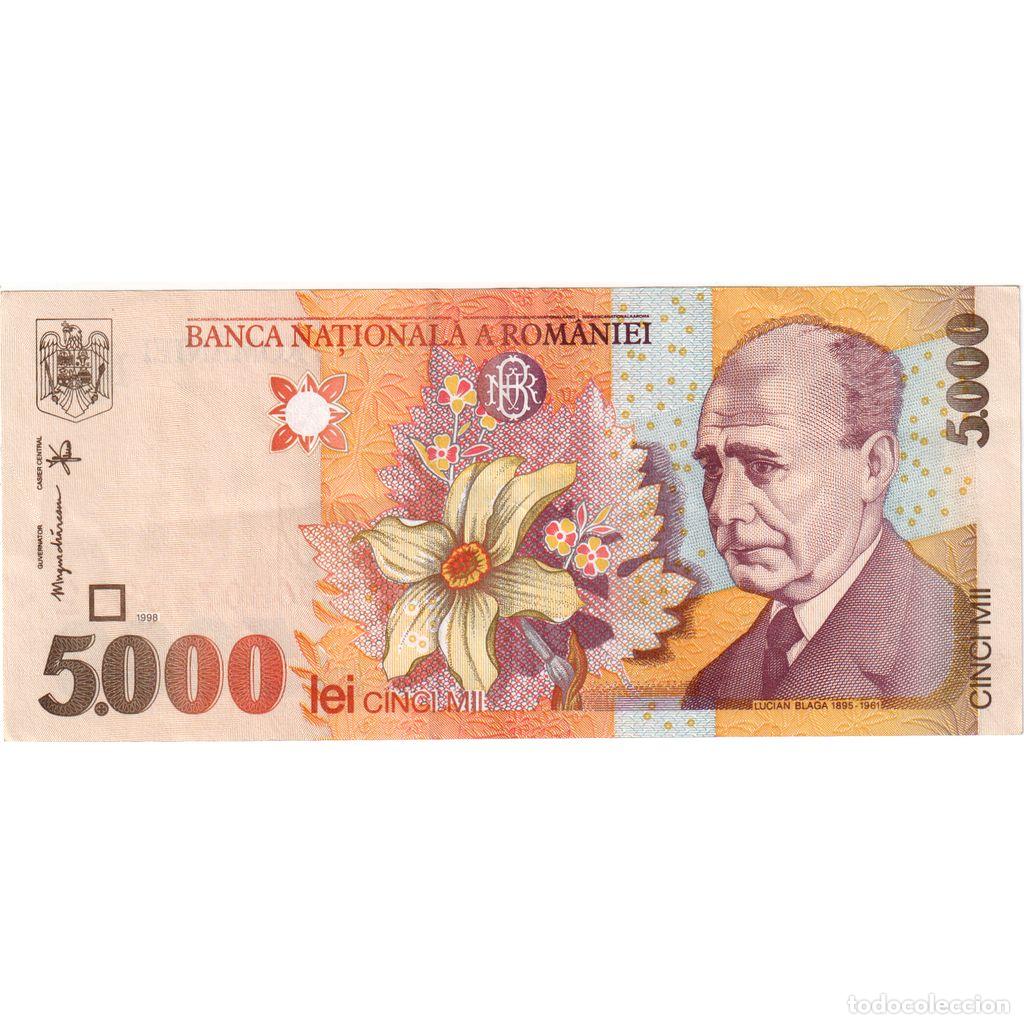 Billetes extranjeros: [#376759] Ruman&iacute;a, 5000 Lei, 1998, UNC - Foto 1