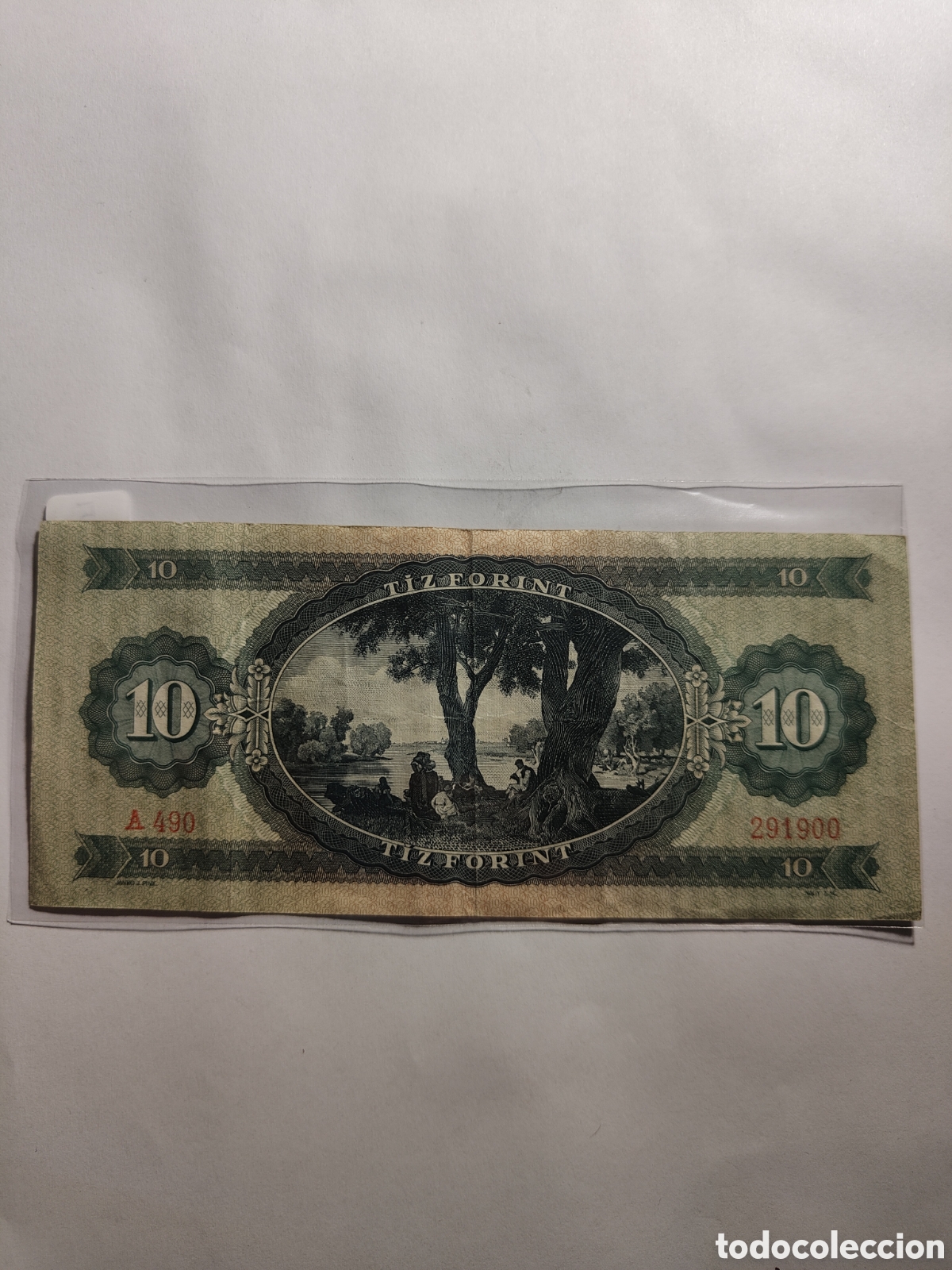 Billetes extranjeros: 10 Forint Hungr&iacute;a. 1962 - Foto 2