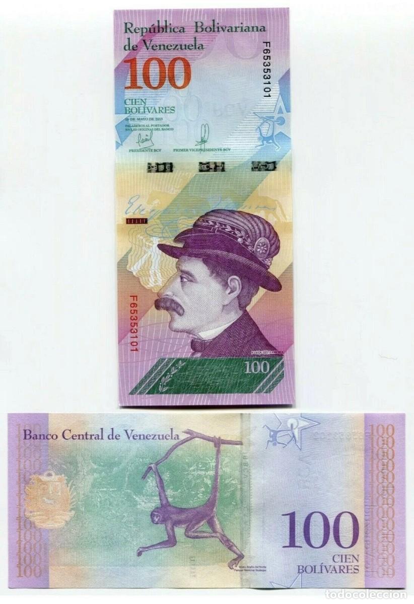 Billetes extranjeros: Billete VENEZUELA 100 BOLIVARES 2018 SC/UNC