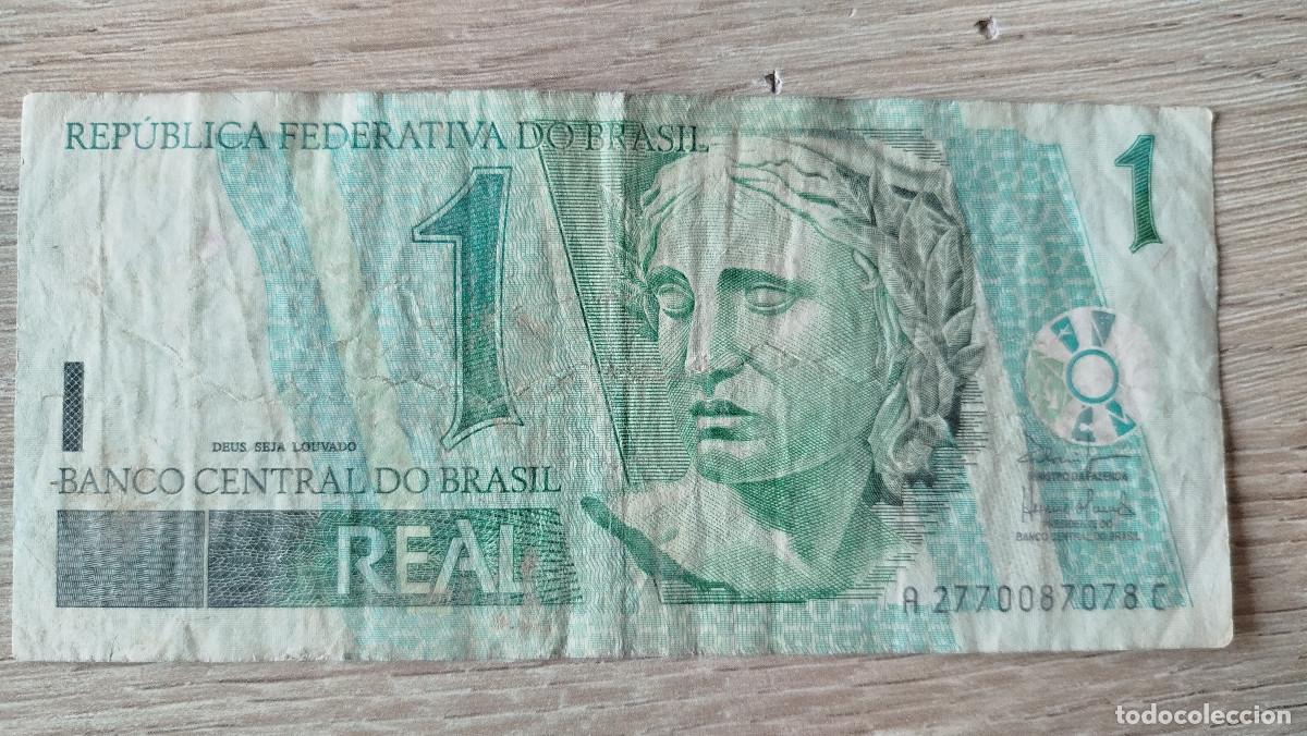 Billetes extranjeros: 1 Real de Brasil - Billete de colecci&oacute;n - Foto 1