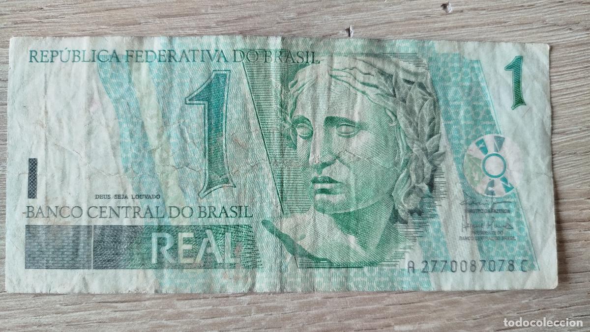 Billetes extranjeros: 1 Real de Brasil - Billete de colecci&oacute;n - Foto 2