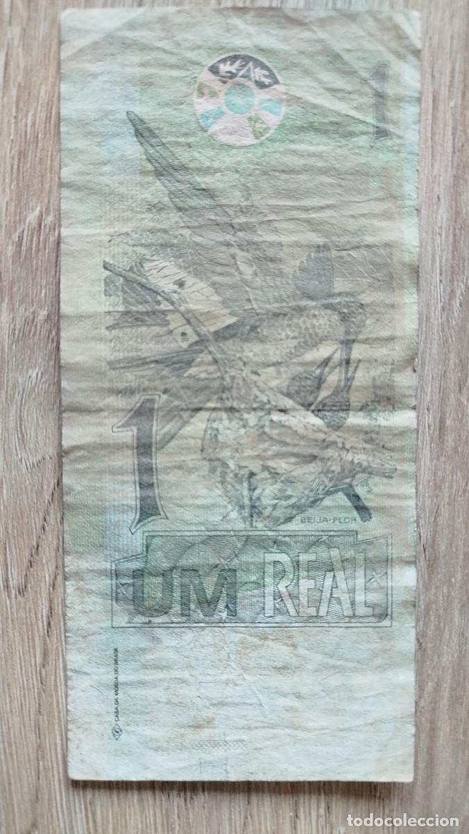 Billetes extranjeros: 1 Real de Brasil - Billete de colecci&oacute;n - Foto 3