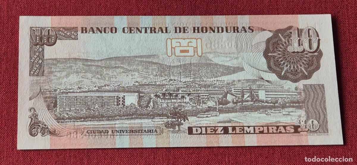 Billetes extranjeros: 10 LEMPIRAS,HONDURAS. 2003. (PICK.86b). - Foto 2