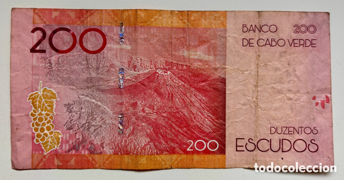 Billetes extranjeros: Billete CABO VERDE 200 Escudos 2019 - Foto 2