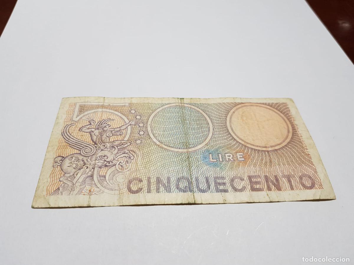 Billetes extranjeros: ITALIA-500 LIRAS-1976 - Foto 2
