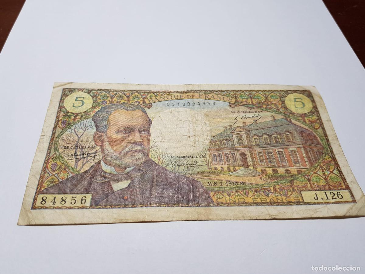 Billetes extranjeros: FRANCIA-5 FRANCOS-1970 - Foto 1